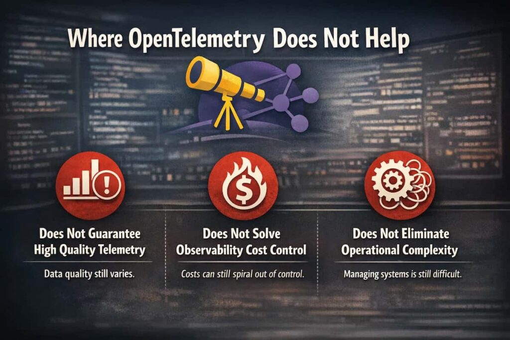 where open telemetery does not help