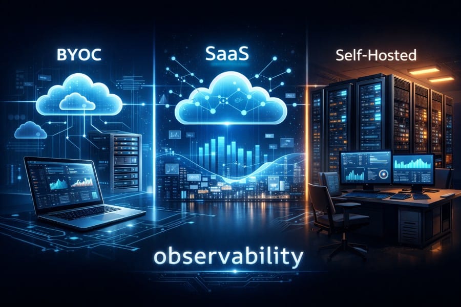 SaaS vs Self-Hosted Observability (Including BYOC): Cost, Latency, Control, and Governance