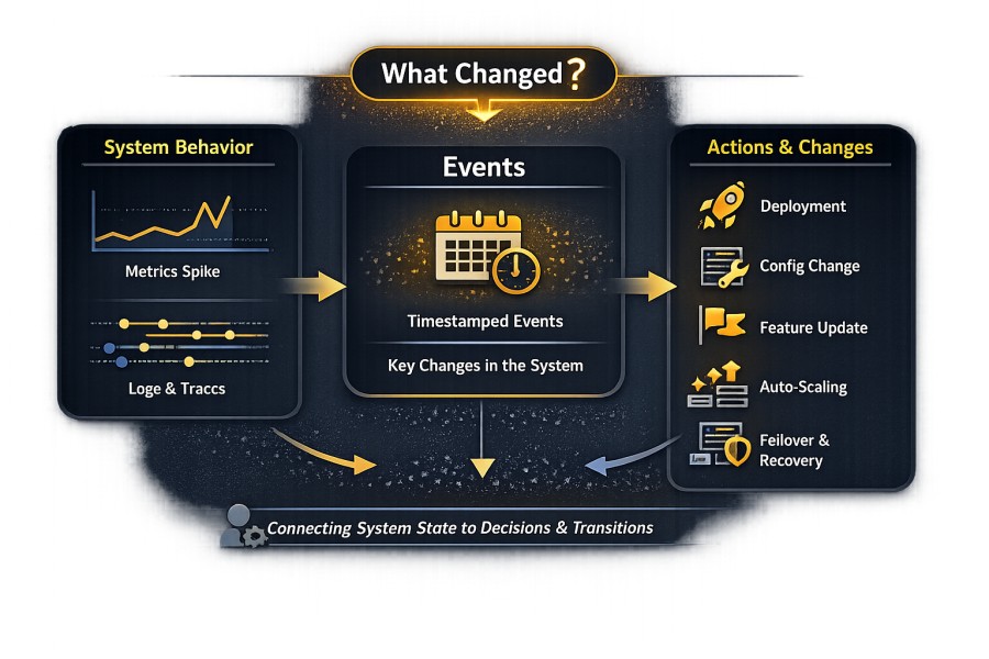 MELT in Observability: Metrics, Events, Logs, and Traces Explained 3 Events in MELT: Explaining What Changed