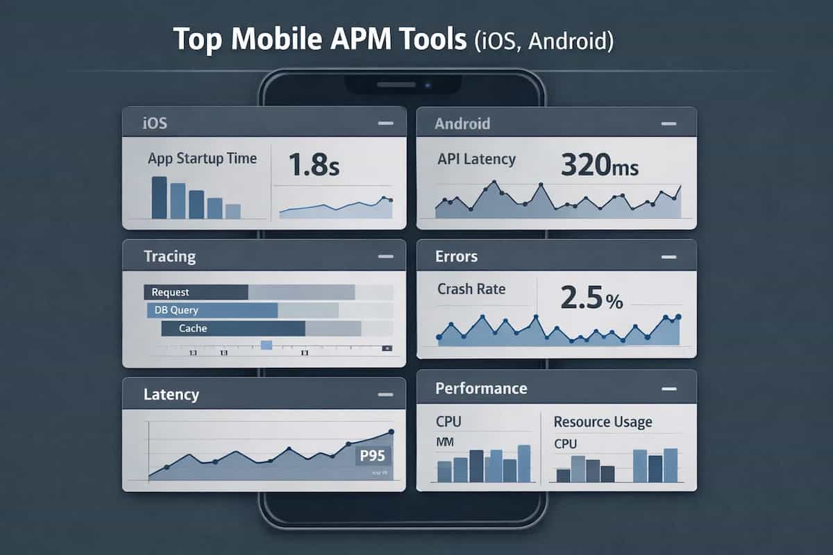 Top Mobile APM Tools (iOS, Android)