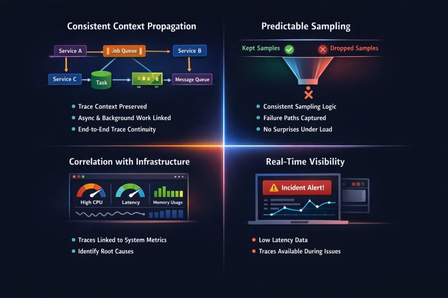 Distributed Tracing Explained: How Requests Break, Propagate, and Fail in Production 7 What “Good” Distributed Tracing Looks Like in Practice