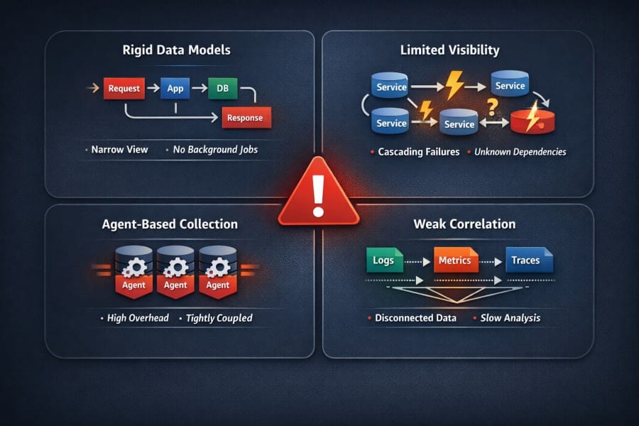 Why Legacy APM Struggles in Modern Distributed Systems