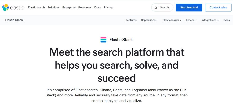 ELK Stack (Elasticsearch, Logstash, Kibana)