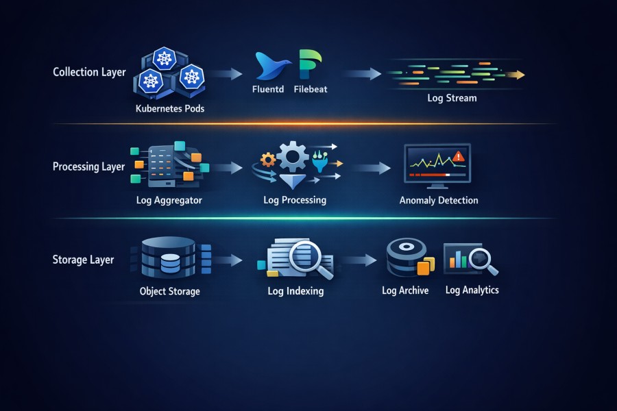 Kubernetes Log Retention Architecture
