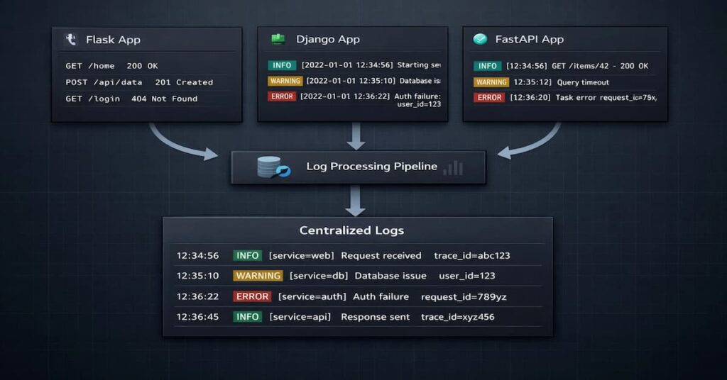 Python Logging Module: Configuration, Best Practices & Production Patterns 3 python logging