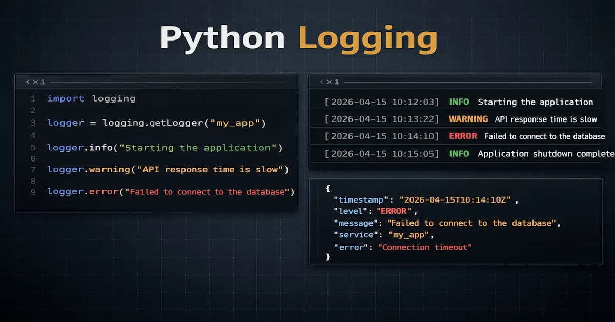 python logging