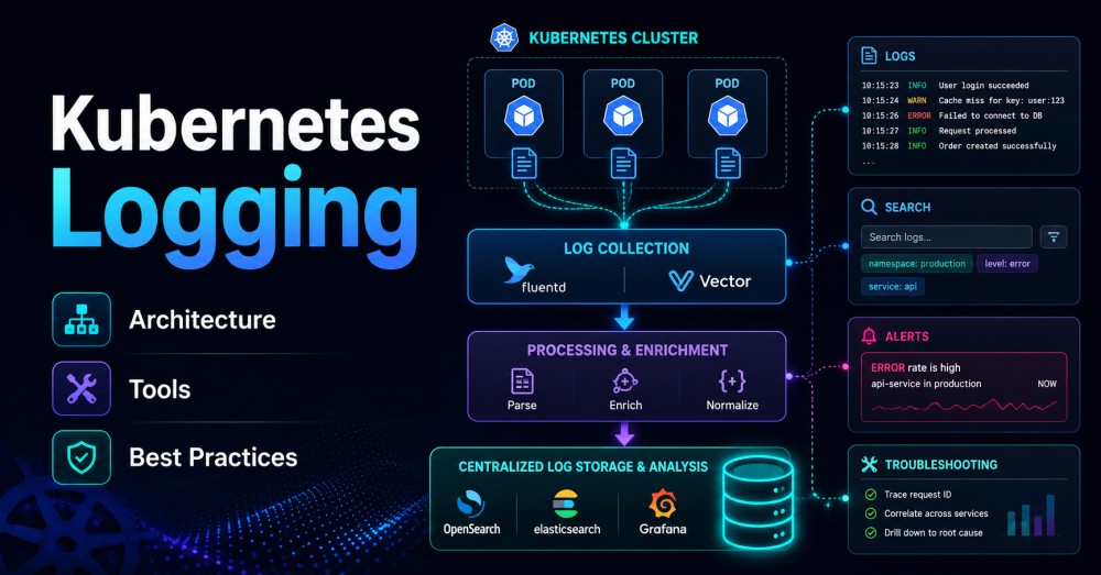 kubernetes logging featured image