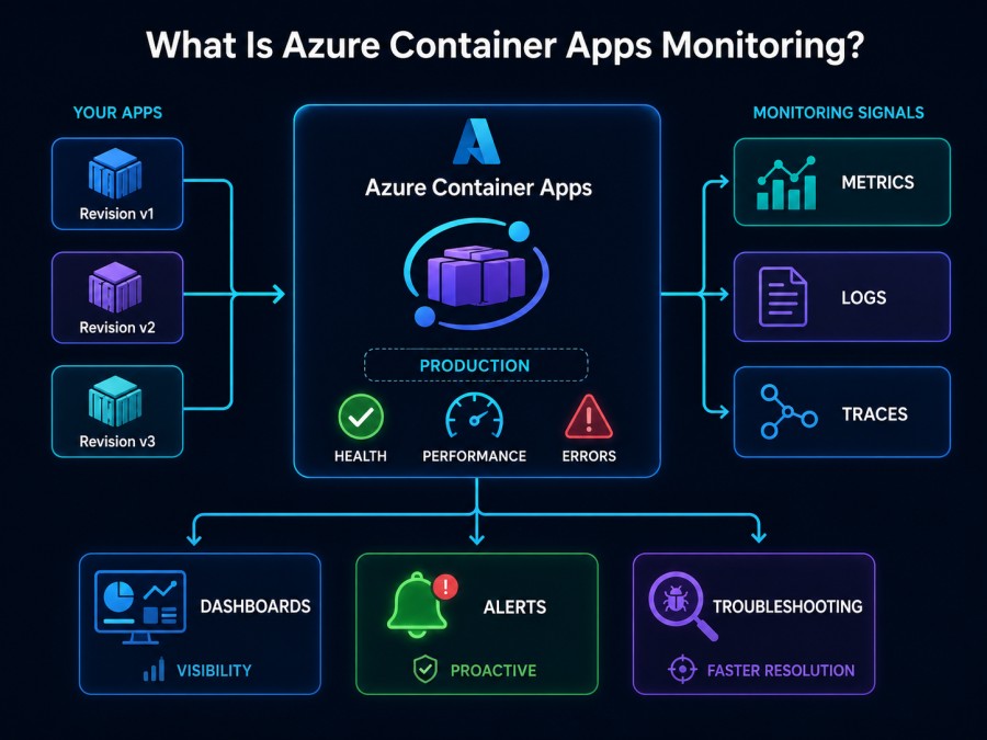 Azure Container Apps Monitoring: Complete Guide to Observability in Production 1 what is Azure Container Apps monitoring