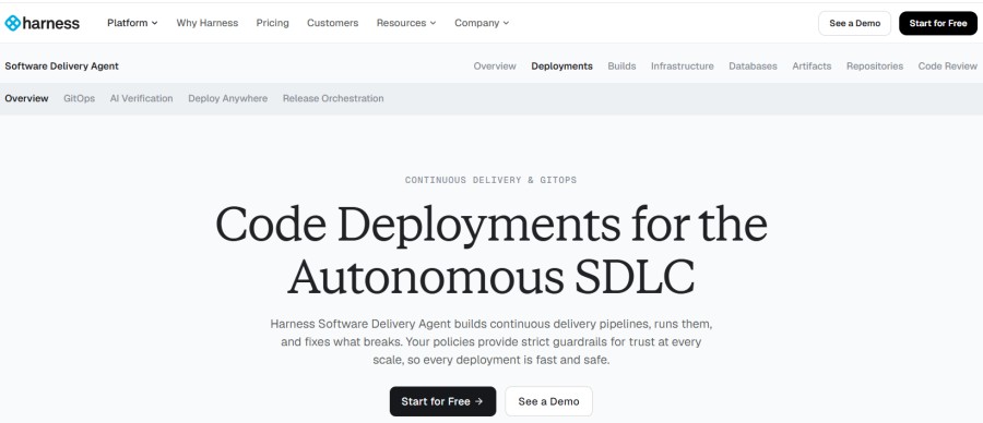 Harness canary deployment monitoring