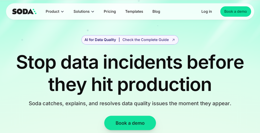 Soda data quality