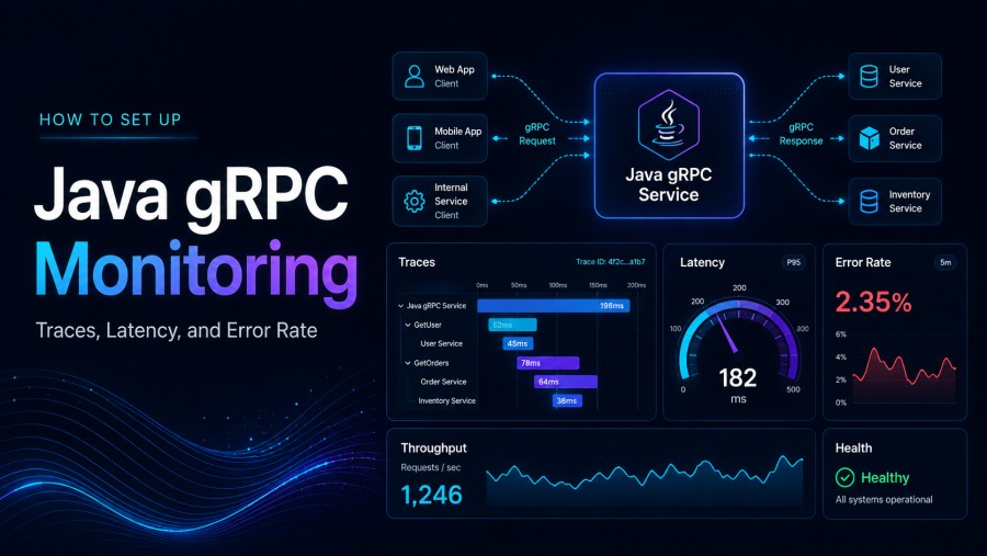 How to Set Up Java gRPC Monitoring Traces, Latency, and Error Rate