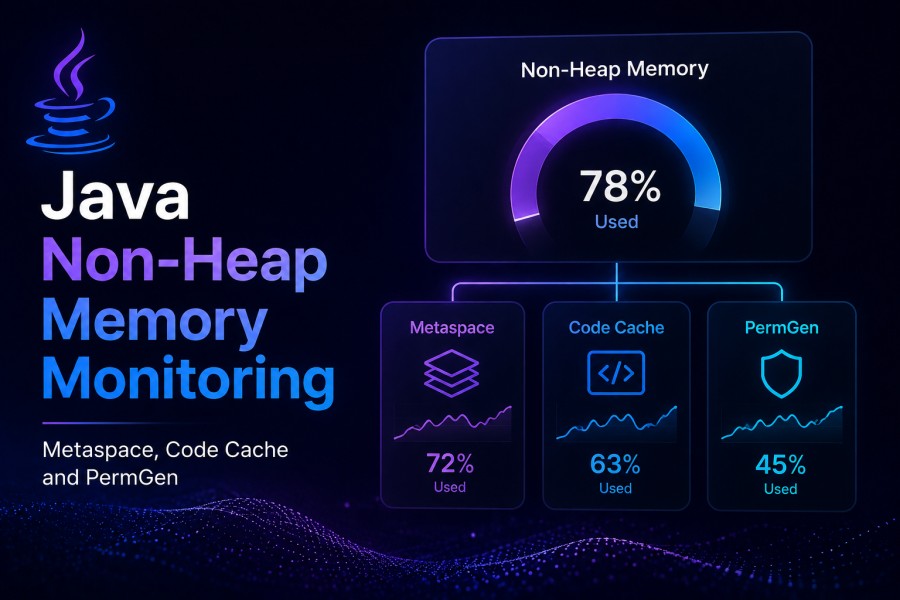 Java Non-Heap Memory Monitoring Metaspace, Code Cache and PermGen