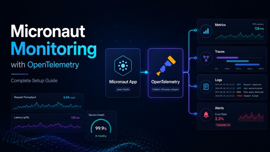 Micronaut Monitoring with OpenTelemetry Complete Setup Guide