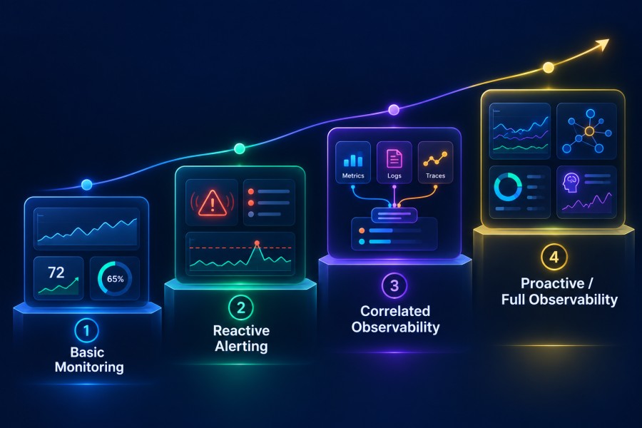 The Four Stages of Observability Maturity