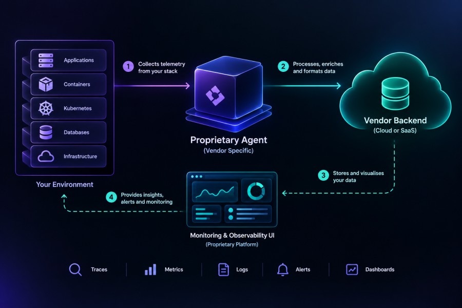 OpenTelemetry vs Proprietary Agents: The Complete Migration Guide 1 How proprietary agents work